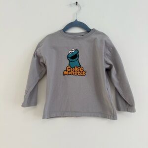 Zara Cookie Monster shirt 3 years